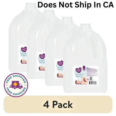 #ad 4 Pack Parent’s Choice Distilled Water 1 Gallon $8.99