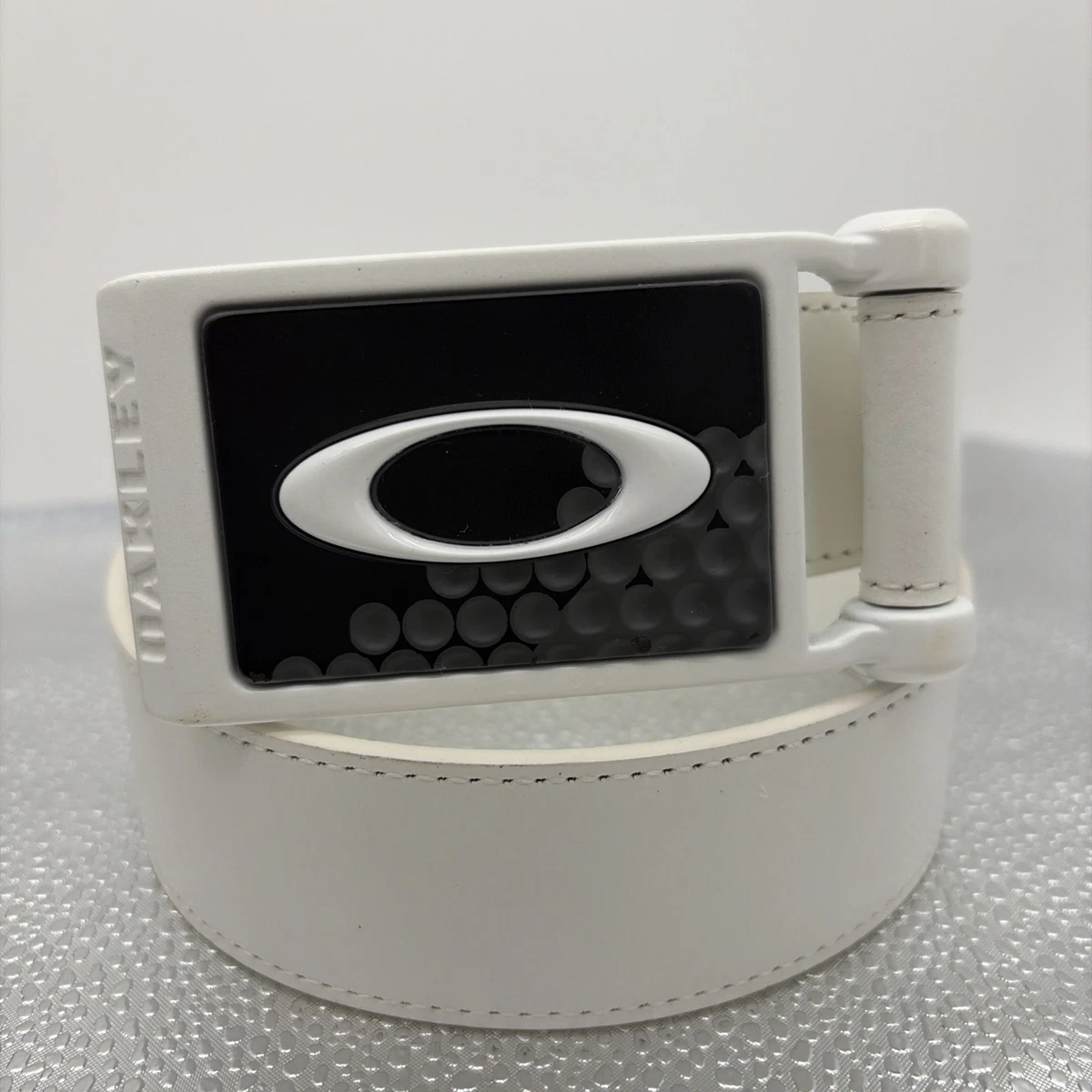 小物 archive OAKLEY white leather belt swag Oakley White Belts for