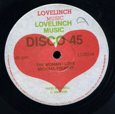 12” Michael Prophet / Errol Mais The Woman I Love LL001 Lovelinch Music UK Vinyl /00250 12