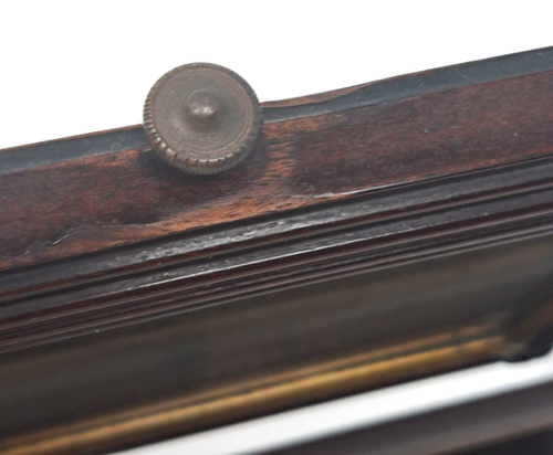 Antique Waltham Desk or Mantel Wooden Clock on Swivel Stand Works Great - 第 13/20 張圖片