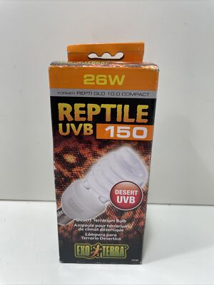 New!!! Exo Terra Reptile UVB 150 Bulb - 26 Watts - #PT2189