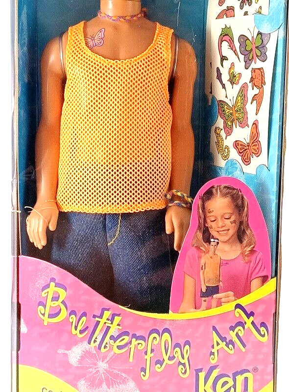 Poupée Butterfly Art Teresa Mattel Barbies Friend tatouages #20361 neuve 1998
