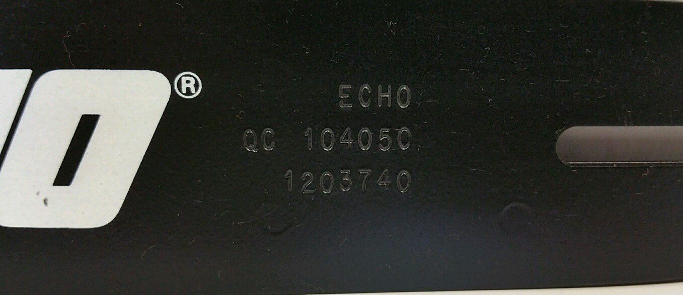 Echo 12" Chainsaw Bar 1203740 QC 104050 With Kick Guard 104070 0.043
