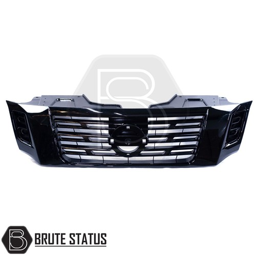Parrilla delantera para Nissan Navara NP300 2015 + parrilla negra brillante mercado de repuestos - Imagen 2 de 6