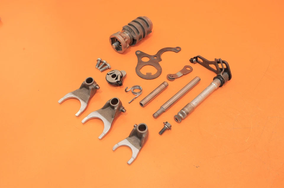 2001 98-03 CR125R CR125 transmissão câmbio garfos seletor de eixo de tambor - Imagem 4 de 4