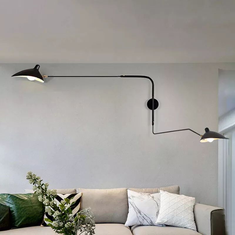 Adjustable wall lamp cheap with swing arm