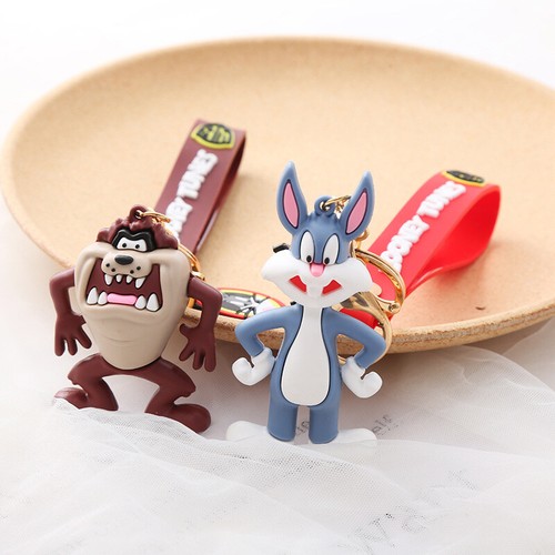 Looney Tunes Keychain Figure Keyring Bugs Bunny Daffy Duck Charm Bag Pendant - 第 3/19 張圖片