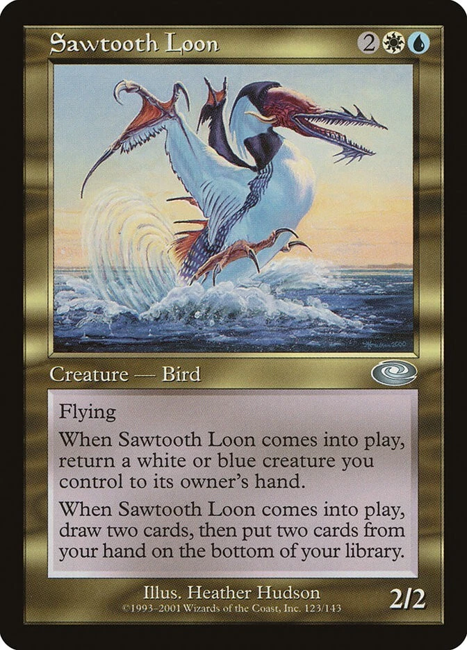 MTG Sawtooth Loon Planeshift Japanese Near Mint Foil - Image 2 of 2
