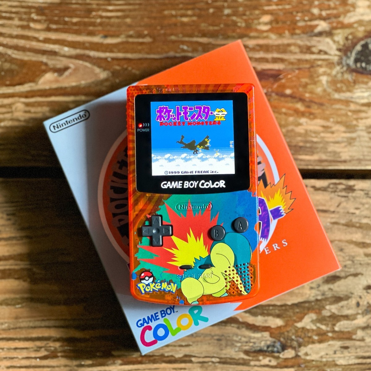 Nintendo Game Boy Color GBC AMOLED XL Touch LCD Pokemon UV