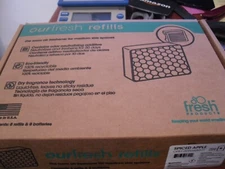 OURFRESH Products Dry Fragrance Refills,Box of 8 & BATTERIES SPICED APPLE Scent