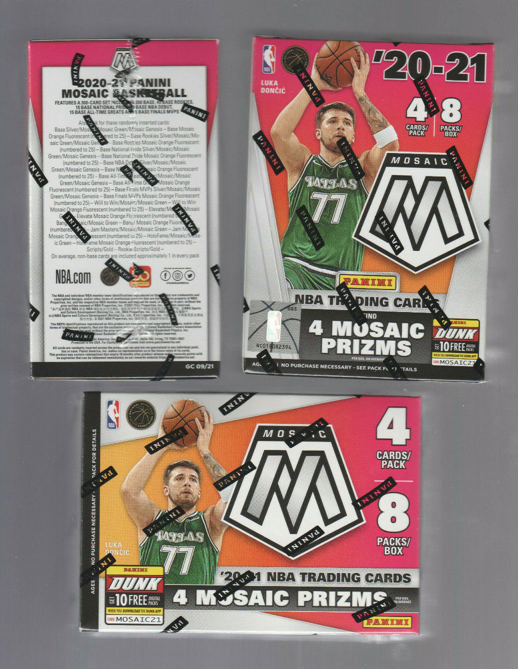 3 2020 21 PANINI MOSAIC BLASTER Popular brand Max 70% OFF in the world BASKETBALL BO FACTORY SEALED
