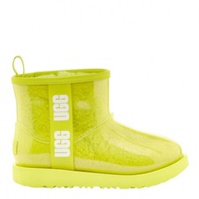 UGG Kids' Classic Clear Mini II Boots Sulfur Big Kid US 6 Women EU38
