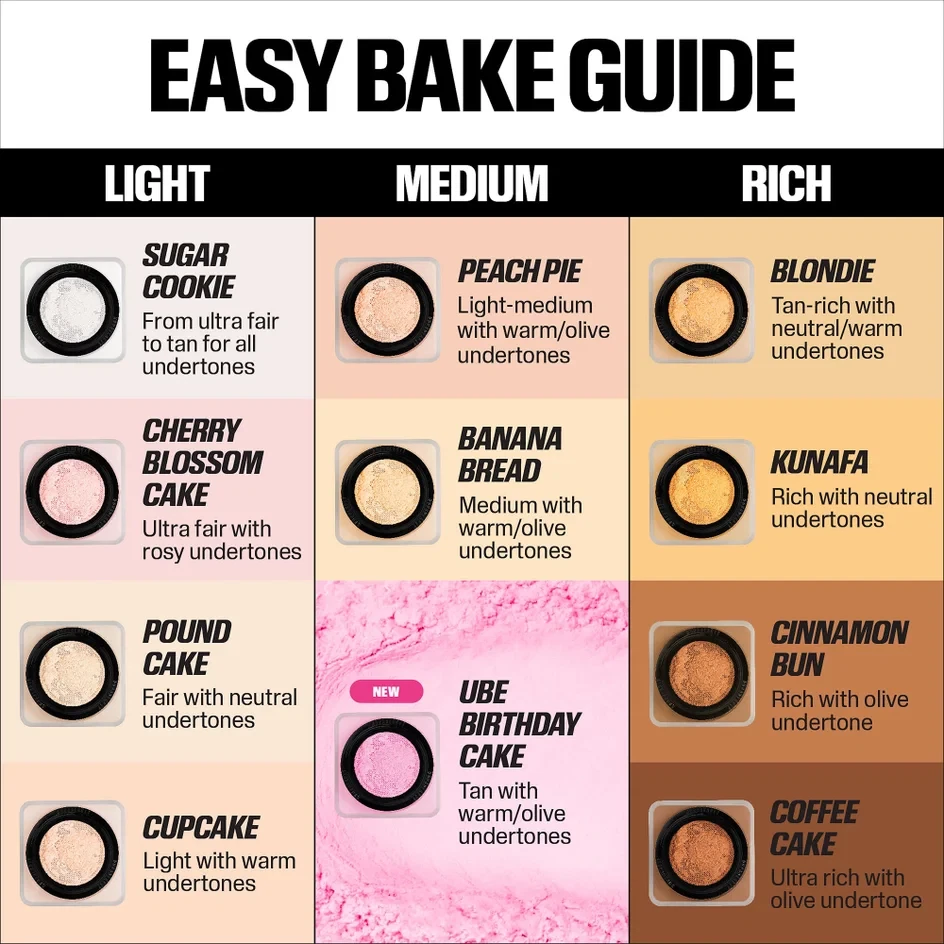 New Version- Huda Beauty Easy Bake Loose Baking & Setting Powder full size 20G - Image 4 of 4