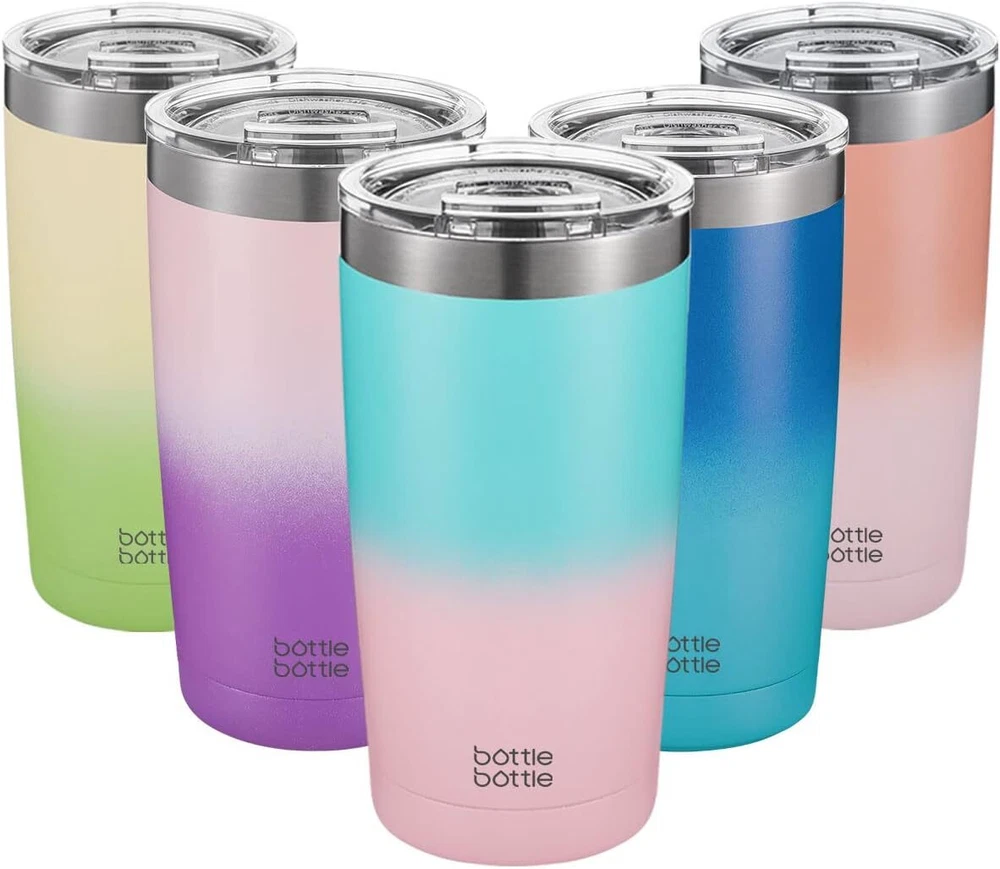 Tumbler 600ml Vacuum Insulated Lid Attached Stainless Steel Thermal Insulation P
