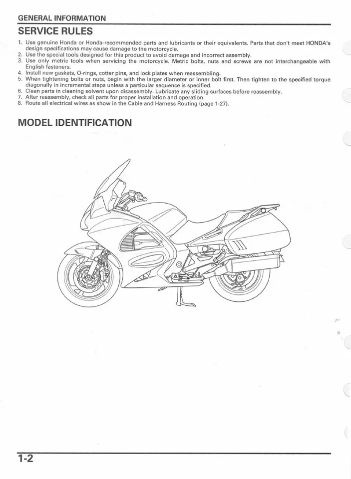 2003 Honda st1300/A Service Manual Reproduction - Image 4 of 4
