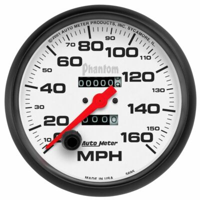 AutoMeter 5895 Phantom In-Dash Mechanical Speedometer