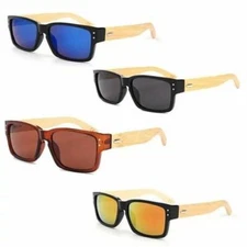 ECO Friendly SUNGLASSES Made from Bamboo Wood and Recycled Plastic Material