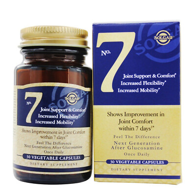 Solgar No. 7, Joint Support, 30 Vegetarian Capsules