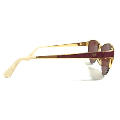Vintage Vogue Sunglasses JULIE Gold Red Geometric Frames  display picture 1