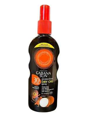 Cabana Sun CABANA Deep Tanning Dry Oil Spray SPF30 - 200 ml Nivea P20 SBEAUSOLS