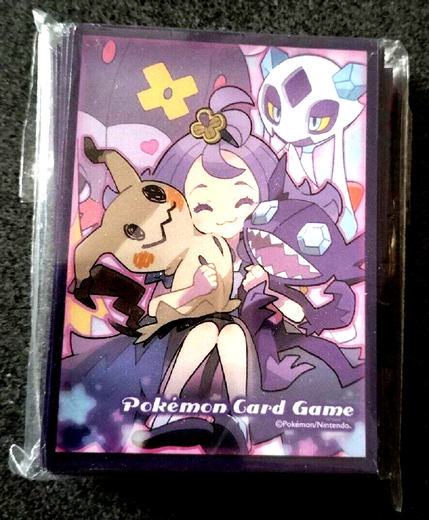 Pokemon Official Deck Shield Acerola 64 Sleeves Japan NEW Pokemon