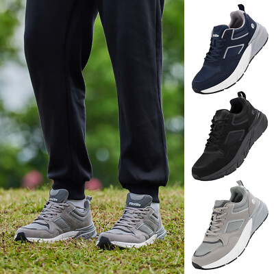 FitVille Herren Laufschuhe Sneakers Weit Turnschuhe Atmungsaktive Sportschuhe