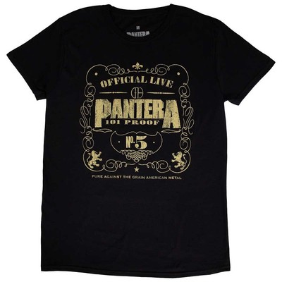 PANTERA: 101 Proof Slim Fit T-Shirt NEW (Official Merchandise) Small