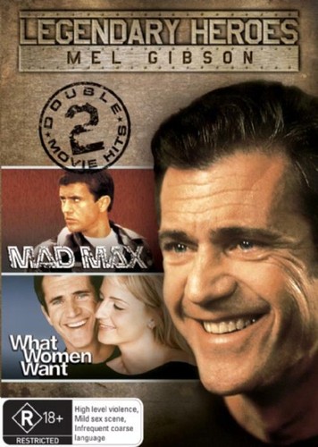 Mad Max/What Women Want - muy buen estado dvd región 4 t377 - Imagen 1 de 1