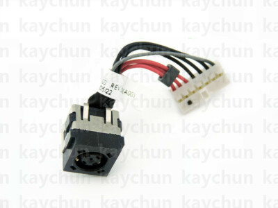 Original DC power jack in cable harness for Dell Alienware 14 R1 DC30100NG00