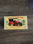 Vintage Lesney Matchbox Models of Yesteryear 1911 Model T Ford Y-1, Original Box