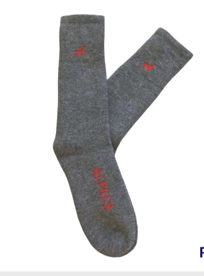 Alpaca Everest Socks Hunting Wool Hiking Gifts Warm Crew Socks Women MEDIUM