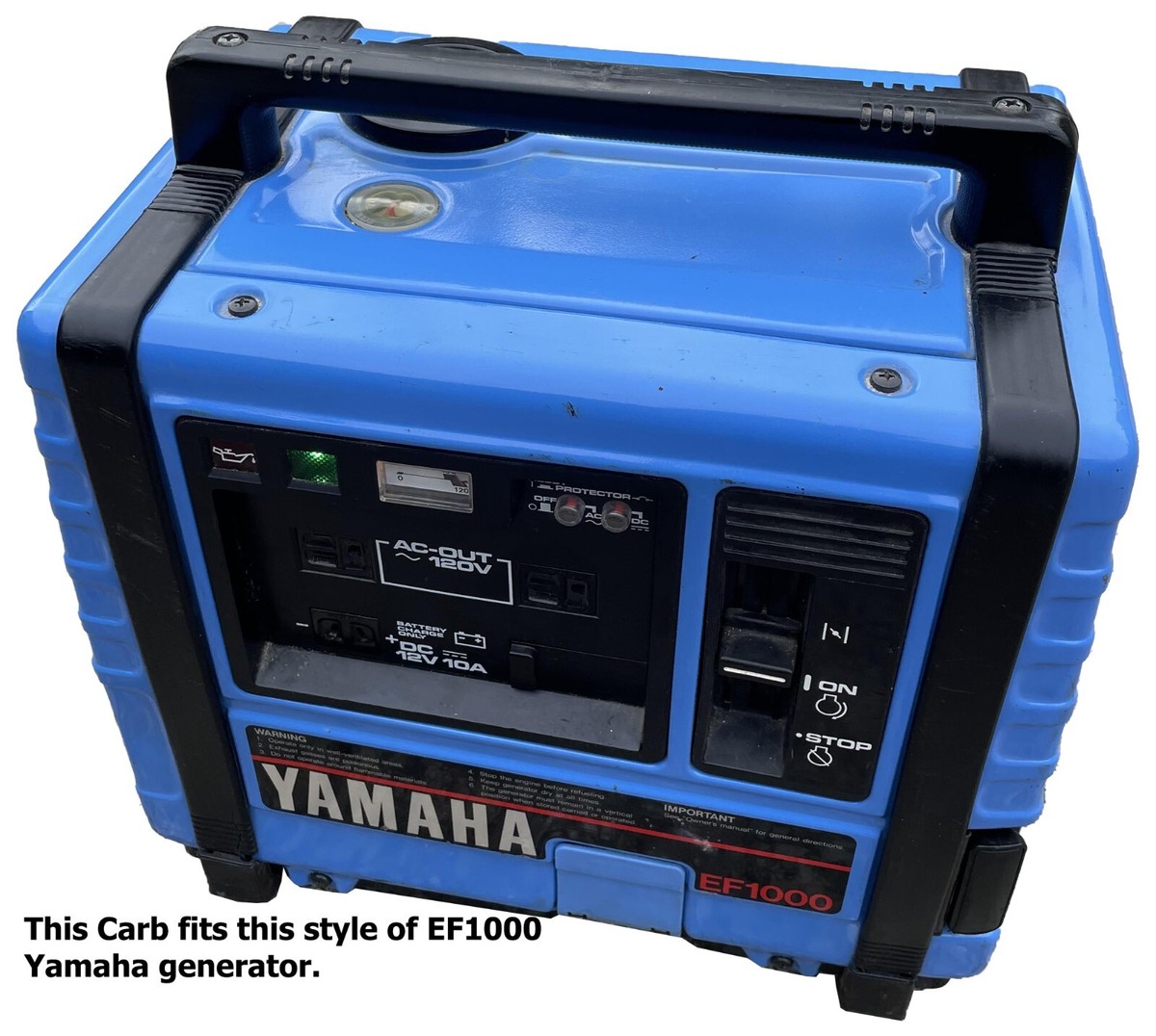 YAMAHA EF1000 EF 1000 PORTABLE POWER GENERATOR CARBURETOR CARB 7FL