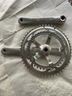Campagnolo Mirage 9/10 Speed Crankset 53/39T 175mm Double Silver Road Vintage — photo 2