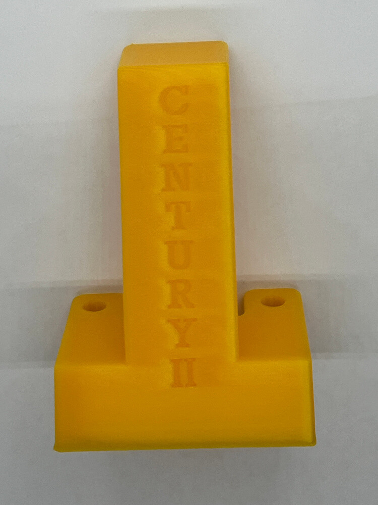 Century II Skateboard Truck Lappers, YELLOW