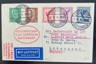 1930 Germany Graf Zeppelin LZ127 Flight RPPC Postcard Cover to Liverpool England — photo 1