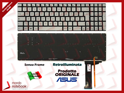 Tastiera Italiana Completa di Top Case per Notebook ASUS X555