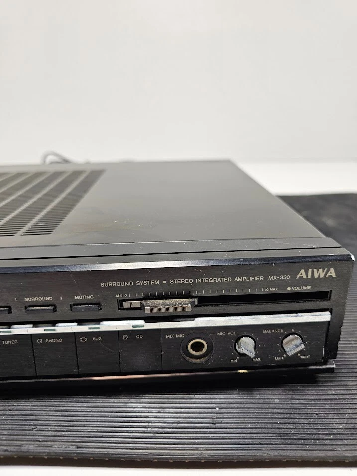 Aiwa MX-330 Integrato Amplificatore Stereo – Annata Alta Fedeltà Audio Component - Immagine 4 di 4