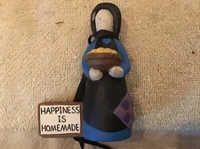 Blossom Bucket Esther O'Hara Step Out in Faith Figurine Christmas Omish Rare