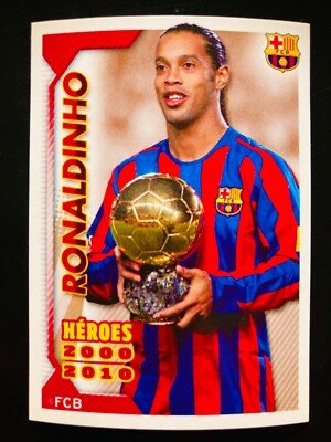 2010-11 Panini FC Barcelona # 159 Ronaldinho Heroes 2000-2010