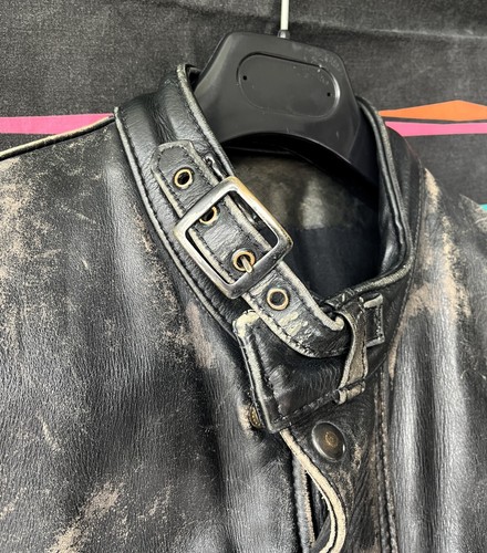 Vanson Model TT Leather Jacket / Leather Coat Sz. 38 - Picture 3 of 23