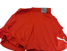 Puma Team FINAL 21 Mens Red Knit Shorts choose size New