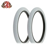ALTALINE Bicycle TIRES 20" x 1.95" White X-PERFORMER STYLE (2) TIRES BMX TIRE