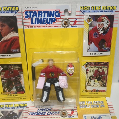 Starting Lineup 1993, Belfour & Lemieux or 1994 Fuhr hockey pick 1 - Picture 3 of 10