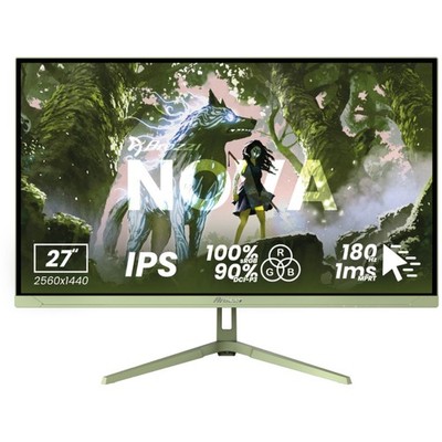 Arozzi Nova 27T2K180, Gaming-Monitor, 68,6 cm (27 Zoll), grün