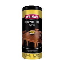 Weiman Lemon Scent Wood Furniture Cleaner and Polish Wipes