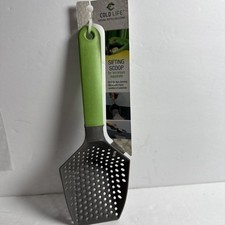 Green Sifting Litter Scoop for Small Pets  Reptiles - Easy Clean Nylon NEW