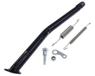 Seitenständer schwarz 355mm, kompatibel für DERBI Senda 50 R SM 17 Zoll DRD EBE