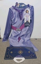 Disney Wish Asha's Adventure Dress Robe Purple Girl Halloween Costume Size 4-6X