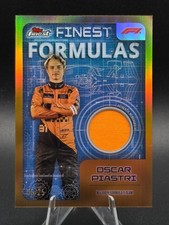 2024 Topps Finest Formula 1 Oscar Piastri Gold Relic 6/25 #FF-PIA