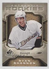 2006-07 SP Game Used Edition Authentic Rookies Gold 57/100 Ryan Shannon #102 rh0